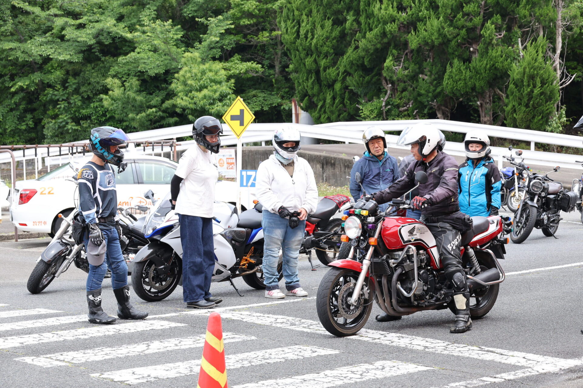 MSSFライディングスクールの講習風景｜三重県の二輪安全講習