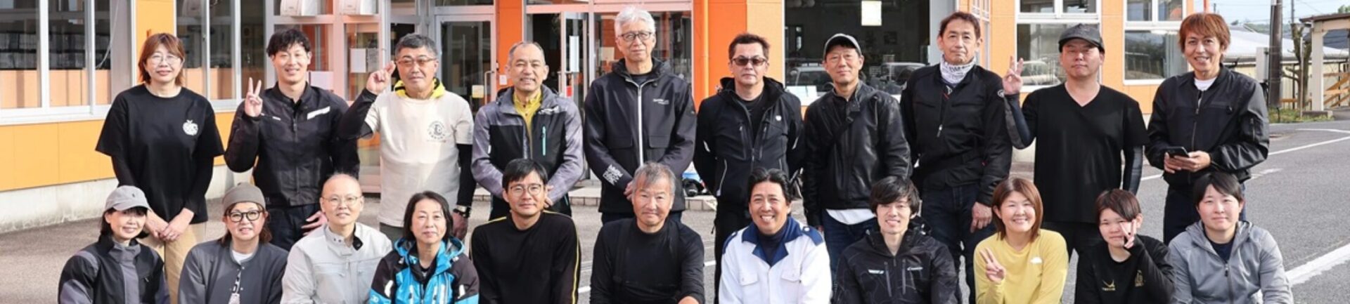 MSSFライディングスクールの集合写真｜三重県のバイク安全講習